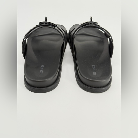 Hermes Jackson Sandals Black Size 40 EU - Picture 7 of 12